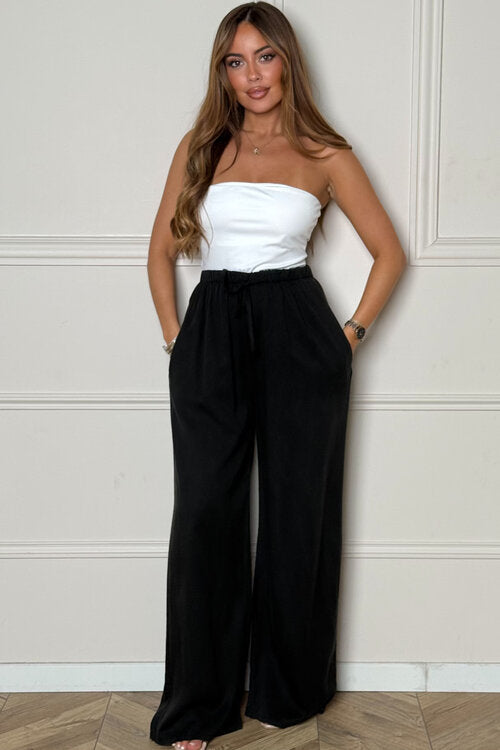 Pantalon Fluide Elastique Femme