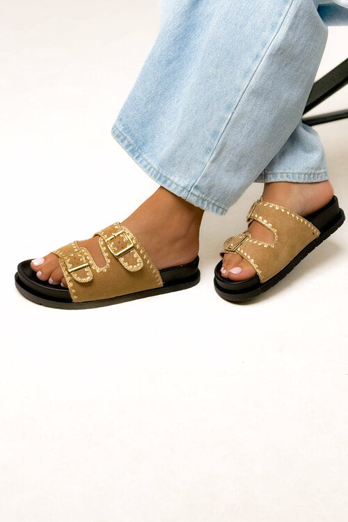 Sandales Suédine Couture