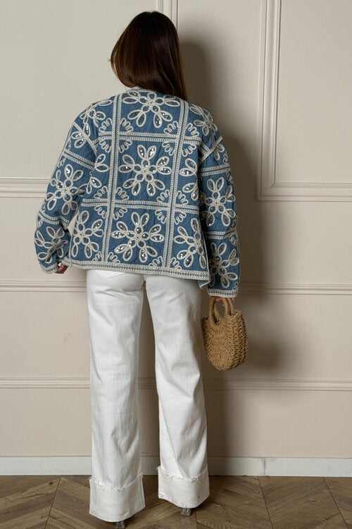 Veste Denim + Crochets