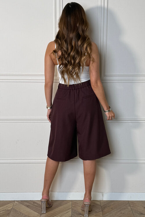 Bermuda Ample + Poches Femme