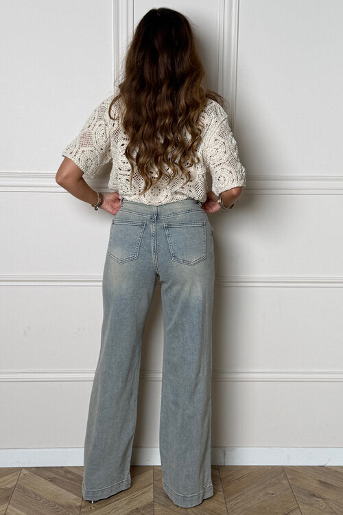 Jeans Sablé Dad Fit