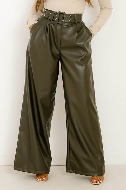 Pantalon Simili Oversize