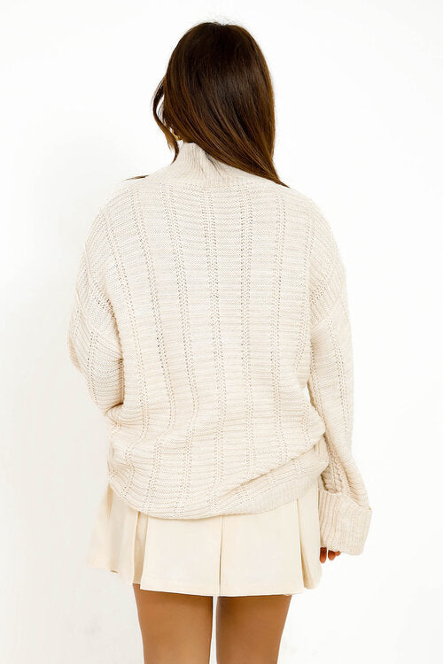 Pull Manches Boutonnées