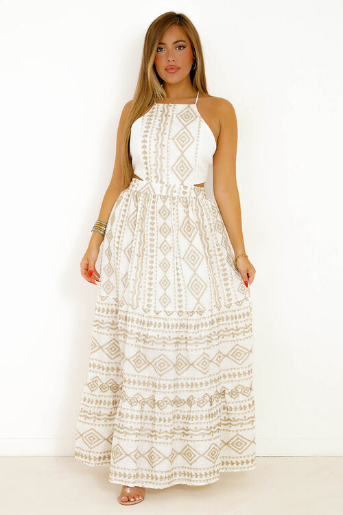 Robe Broderie Doré