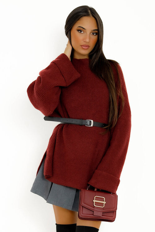 Pull Col Mao Manches Revers
