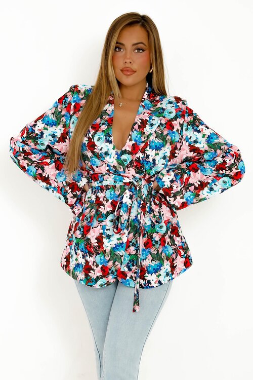 Blazer Imprimé + Ceinture