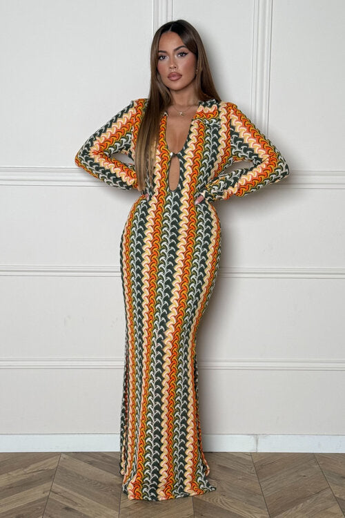 Robe Zig Zag Colorée