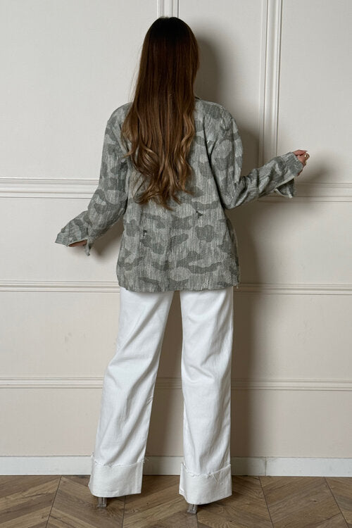 Veste Chiné + Poches