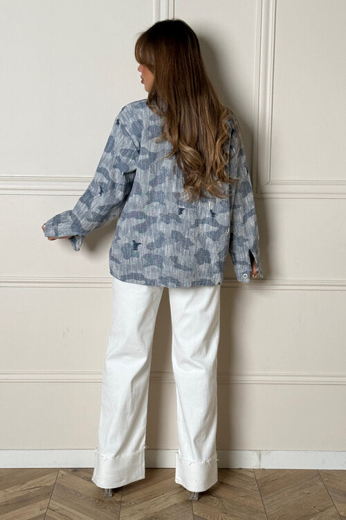 Veste Chiné + Poches