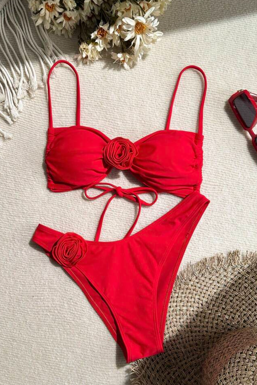 Maillot de Bain Fleurs Femme