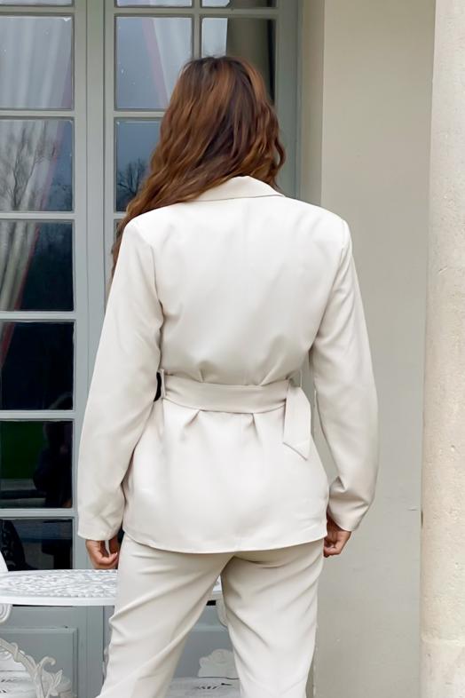 Blazer Femme Ceinture Femme