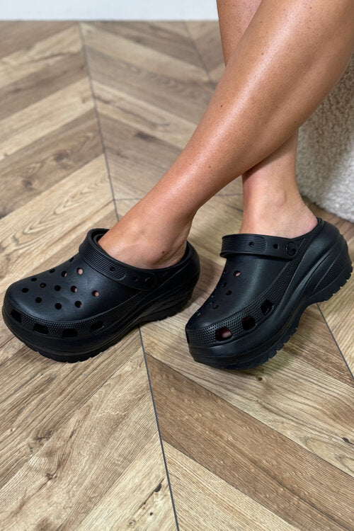 Sabots femme plastiques à plate-forme style tendance confort - Blooshop
