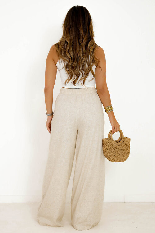 Pantalon Fluide en Lin