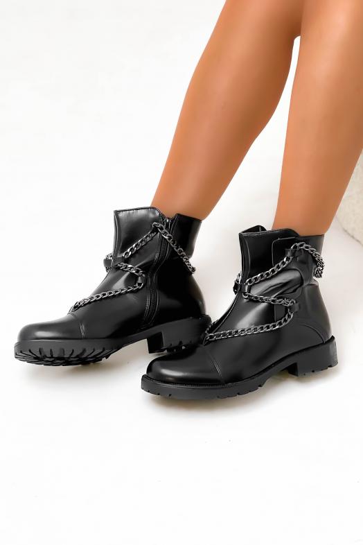 Boot´s Femme Chaîne Noir