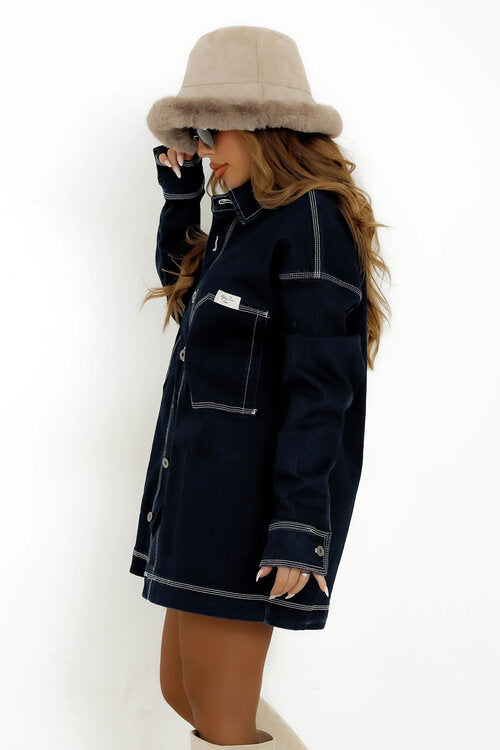 Veste Chemise Denim Femme