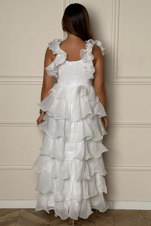 Robe Froufrou à Volants Femme
