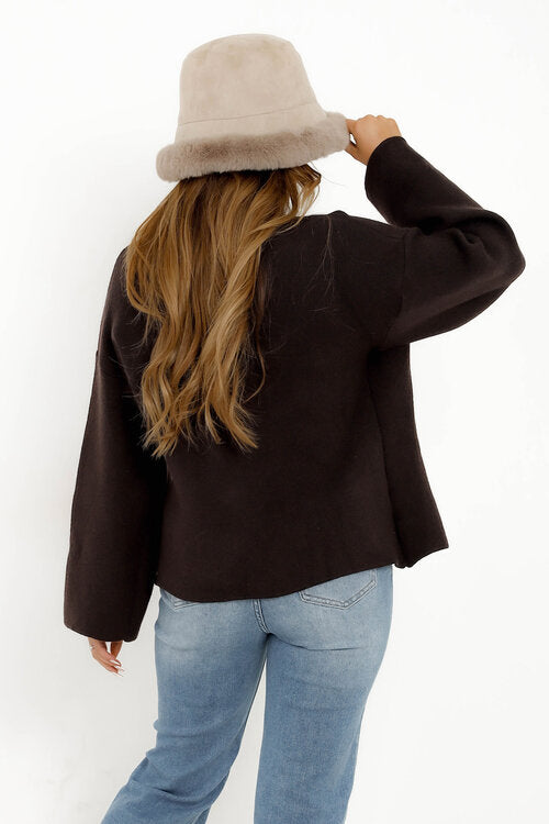 Gilet Croisé Boutonné