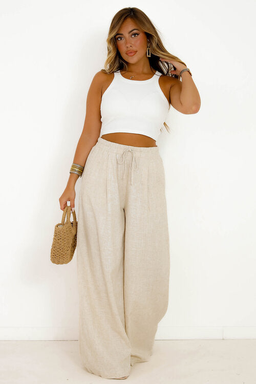 Pantalon Fluide en Lin