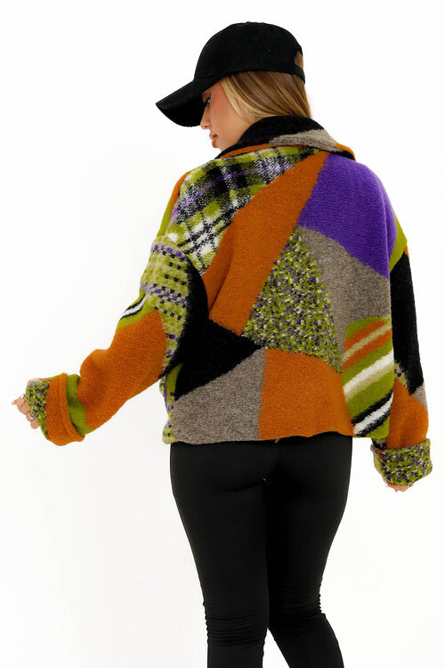 Veste Imprimée Multicolore