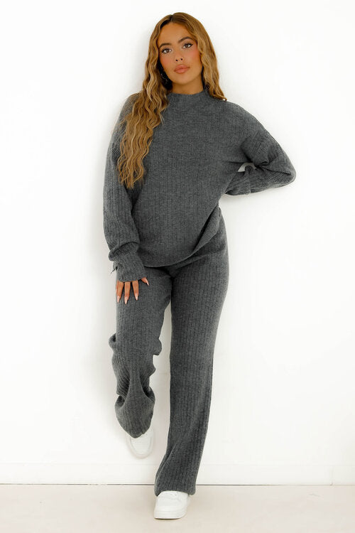 Ensemble Côtelé Pull + Pantalon