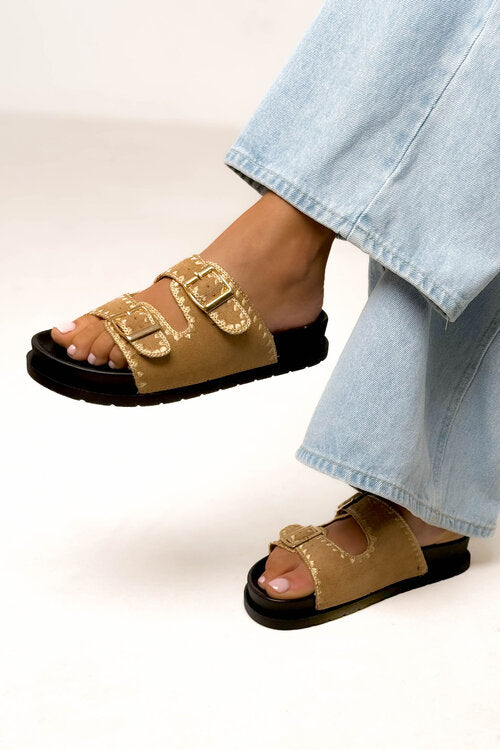 Sandales Suédine Couture
