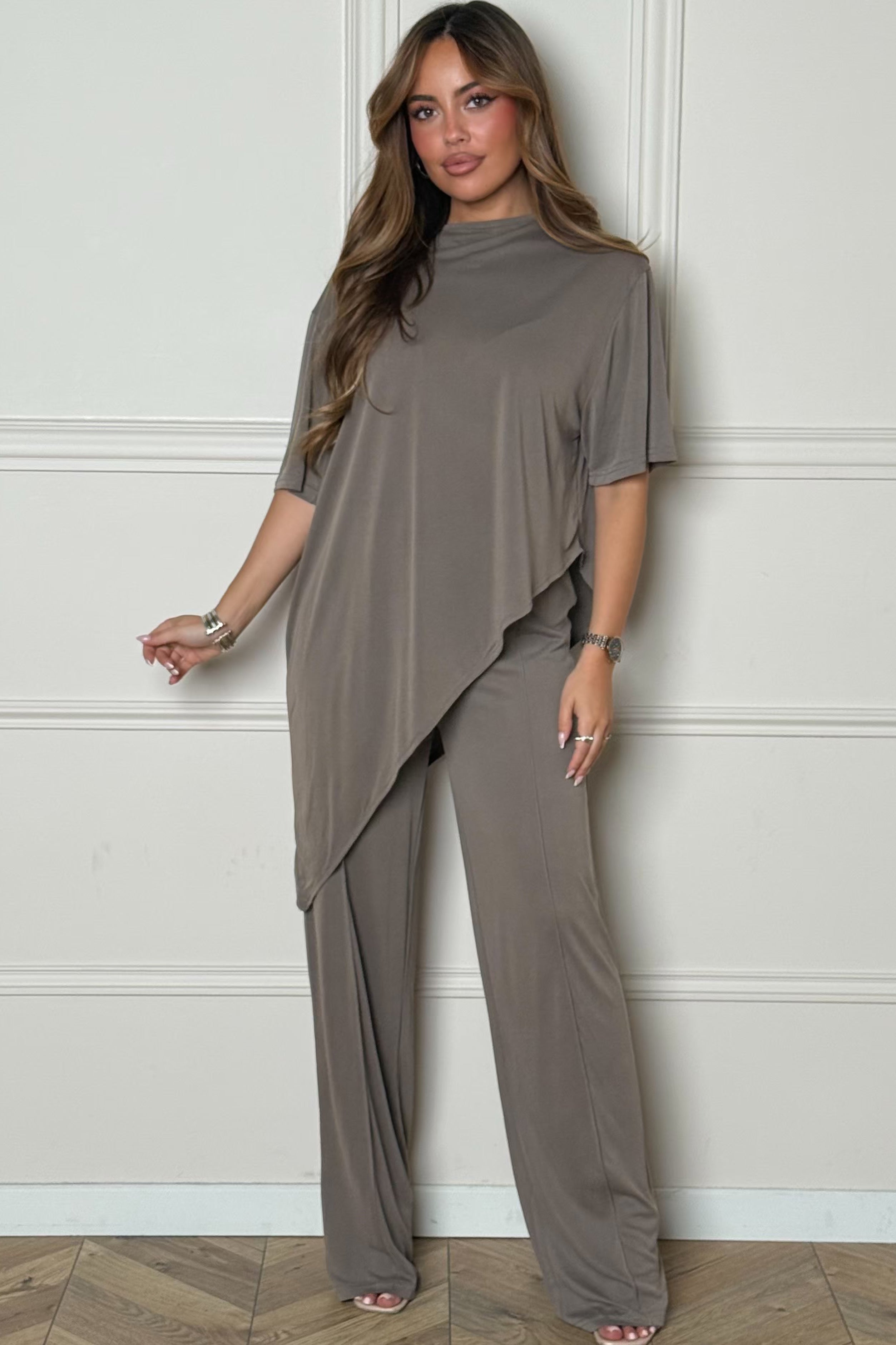 Pantalon coordonné ensemble BLOOSHOP - Coupe fluide moderne, confort optimal