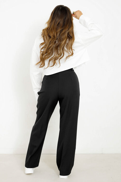 Pantalon à Pince + Lanières