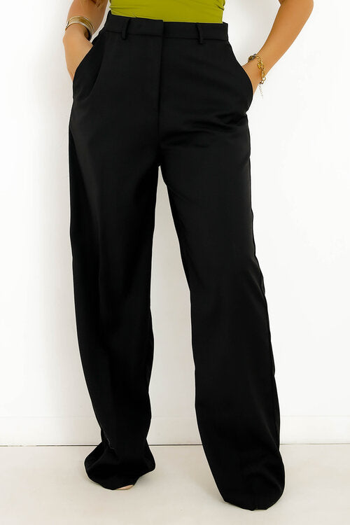 Pantalon Coupe Droite + Poches