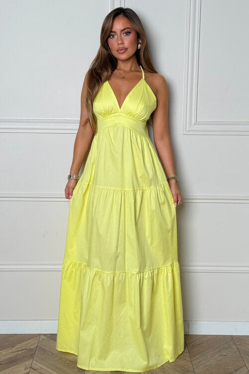Robe Longue Dos Nu Femme