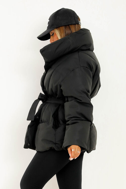 Doudoune Courte Ceinture