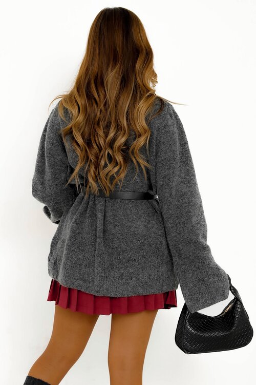 Pull Col Montant Manches Fendues Femme