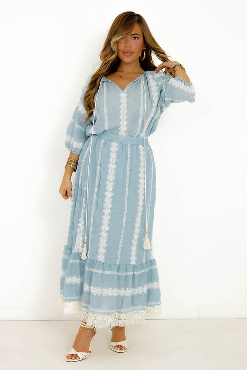 Jupe Trois Quart Bohème Femme