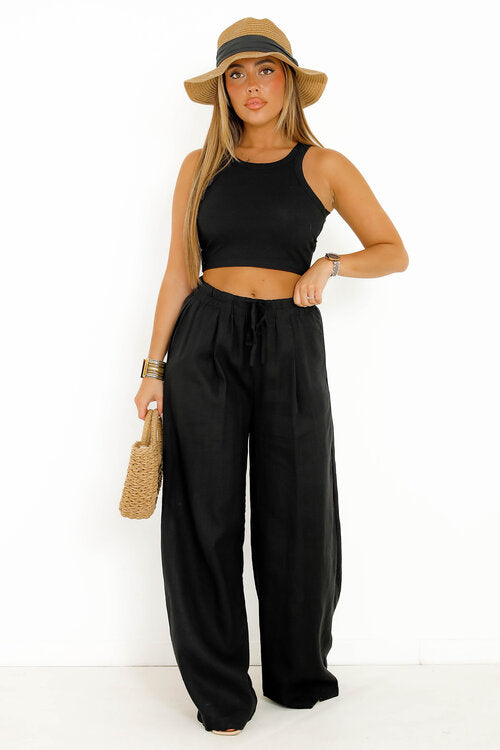 Pantalon Fluide en Lin