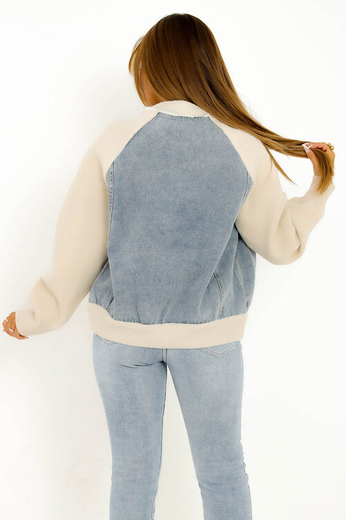 Gilet Denim Bimatière