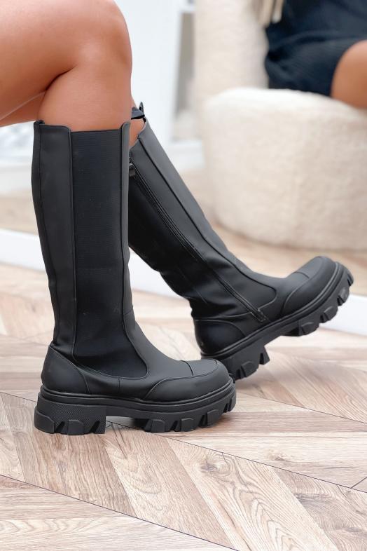 Bottes Femmes Hautes Elastiques