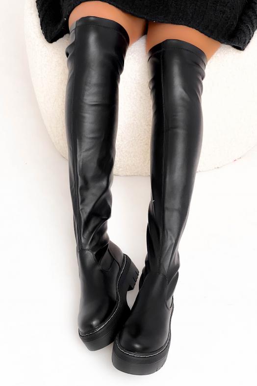 Cuissardes Simili Cuir Femme