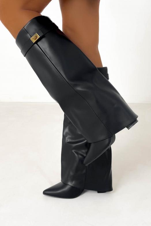 Bottes Guêtre Simili Femme