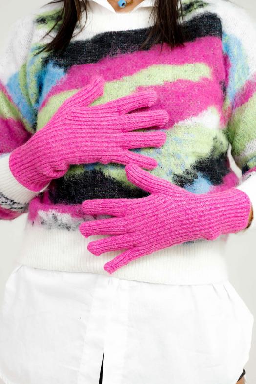 Gants Montants Femme Rose